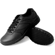 LFC, LLC Genuine Grip® Women's Athletic Plain Toe Sneakers, Size 11W, Black 130-11W